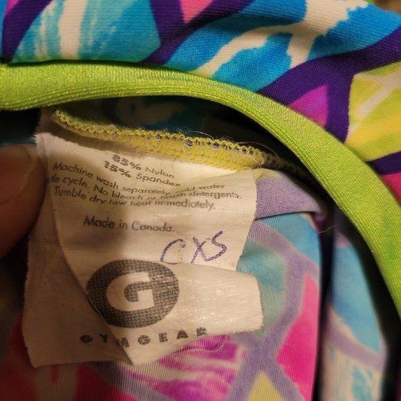 Girl's gymnastics leotard (Gymgear) - Picture 2 of 3